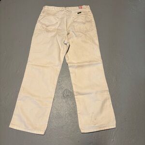 Vintage maverick wrangler 70s white jeans pants size 32